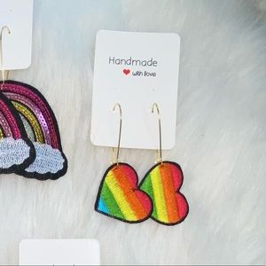 Pride earrings ❤️🧡💛💚💙💜